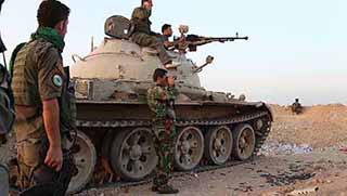 Pesmerge'ye IŞİD’in intihar saldırısı son anda fark edildi.