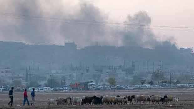 Kobani'deki IŞİD hedefleri bombalandı
