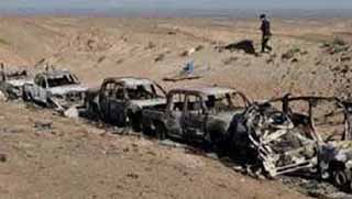  Kobani yolundaki IŞİD konvoyu imha edildi!