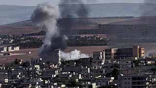  Kobanê güne bombardımanla uyandı! 