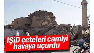 IŞİD Kobanê'de camiyi havaya uçurdu