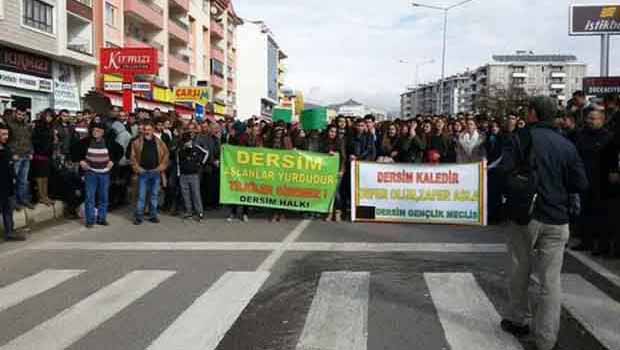 Dersim'de Bahçeli'ye tepki: Faşist zihniyete yer yok