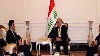 Neçirvan Barzani, İbadi ile görüştü