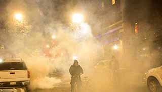 Amerikan polisine tepki sürüyor