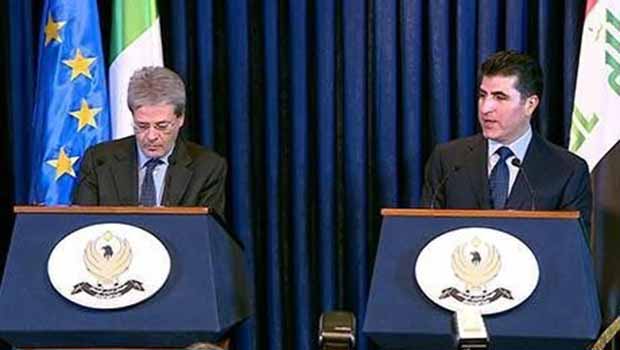 Gentiloni: Peşmergenin gücünü takdir ediyoruz