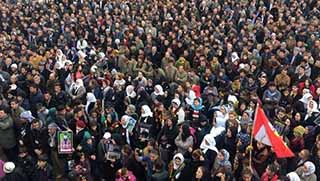  Roboski anmasına için Binlerce kişi Katıldı