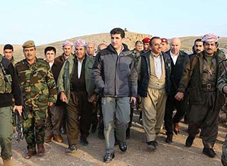 Neçirvan Barzani Güwer-Mahmur Cephesi’nde