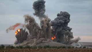 Şengal'de IŞİD mevzileri yerle bir