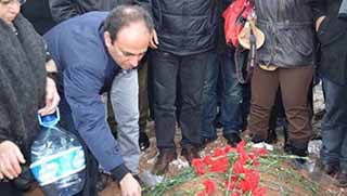 Bozlak'ın naaşı köyünde toprağa verildi