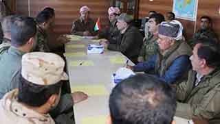  Başkan Barzani Guwer-Mahmur cephesinde