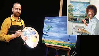 Kürd Ressam, Basit Resim Yapma Tekniğiyle Kendine Hayran Bırakıyor