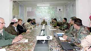  Başkan Barzani Mahmur cephesinde