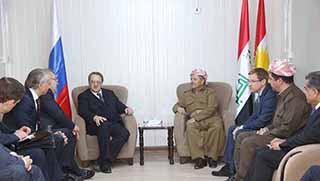 Başkan Barzani, Mihail Bogdanov ile görüştü