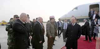 Başkan Barzani Kürdistan'a döndü