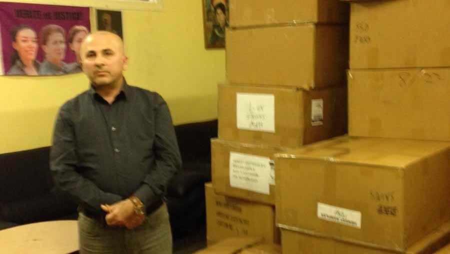 Güney Kürdistanlı iş adamından Kobanê ve Şengal’e yardım