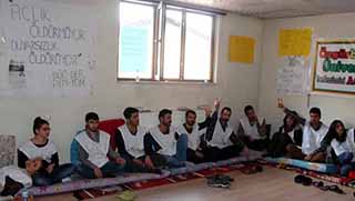 Bingöl Üniversitesi’nde açlık grevi 9’uncu gününde