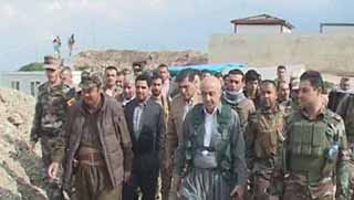 Akrê'deki Eğitim camiası'ndan Peşmerge'ye destek ziyareti