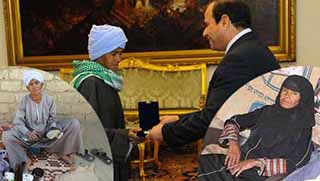 Erkek giysileriyle erkek gibi çalışan Mısırlı Anne