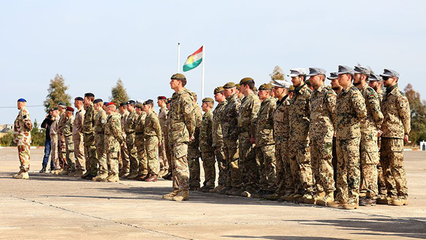 Erbil’de uluslararası Askeri Eğitim Kampı açıldı