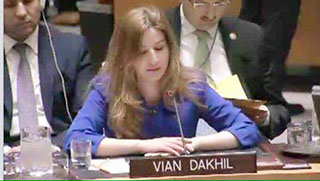 Viyan Dexil BM Güvenlik Konseyi’nde Ezidi katliamını anlattı