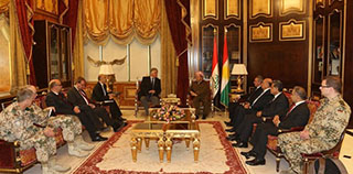 Barzani: IŞİD savaşı, her an hazırlıklı olmamız için iyi bir ders oldu