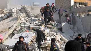 Suriye ordusu yine varil bombalarıyla saldırdı