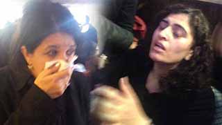 Beşiktaş'ta HDP'li Tuncel ve Buldan'a Biber Gazı