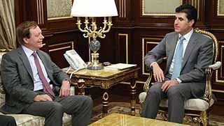 Neçirvan Barzani İngiltere heyetiyle görüştü