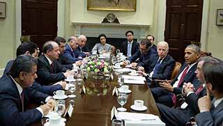 Başkan Barzani, Obama ve Biden ile görüştü