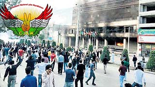 Ciwanên Netewî'yên Kurdistan'dan Mahabad destek eylemi