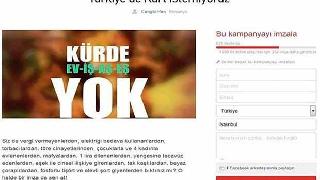 Change.org'da ırkçı kampanya: Türkiye'de Kürt istemiyoruz