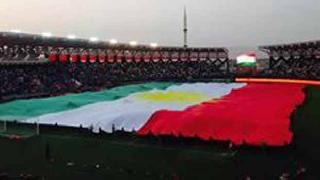 En büyük Kürdistan bayrağı