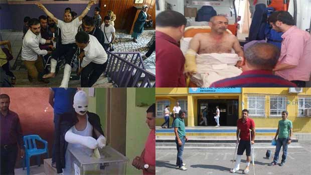 Bomba mağdurları sandıkta