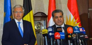 Belçika Dışişleri Bakanı Hewler'de