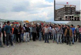 Afyon'da HDP bayrağı ve Abdullah Öcalan posteri gerginliği