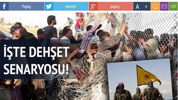 Sabah gazetesinin dehşet senaryoları