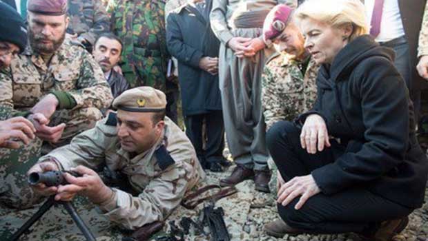  Almanya’dan Ezidi Kürtlere askeri eğitim 