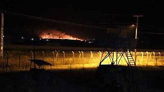 Serêkanîyê'de bulunan YPG cephaneliğinde patlama