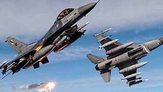 Türk Savaş Uçakları Gerilla Alanlarını Bombaladı