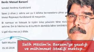 Salih Müslim'in silah ve mühimmat istediği mektup
