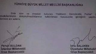 HDP'li 80 vekilden dokunulmazlık başvurusu