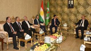 Türk heyeti YNK ile yemekli toplantıda görüştü.