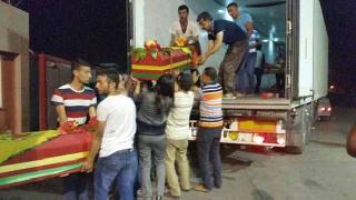 10 günlük engellemenin ardından 13 Şehidin cenazesi Türkiye'de