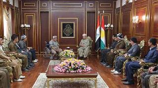 Barzani Zergeleli ailelerle görüştü