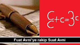 AKP'nin Fuat Avni'sine, MHP'nin Suat Avni'si rakip çıktı