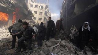 Suriye uçakları Duma’ya bomba yağdırdı: 110 ölü, 300 yaralı