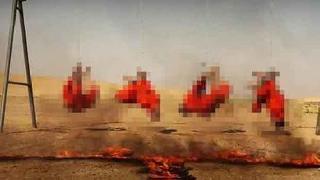 IŞİD, 4 Şii'yi ayaklarından asıp, yakarak öldürdü