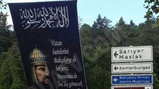 İstanbul'da Faşist pankart: Mermimiz de bol leş gömecek toprağımız da