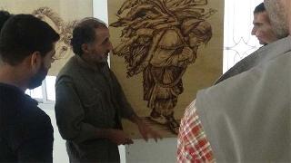 Dirbêsiyê'de ‘Hawara welatekî’ isimli resim sergisi