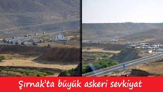 Şırnak'ta sıkı güvenlik önlemi altındaki 200 araçlık askeri konvoy